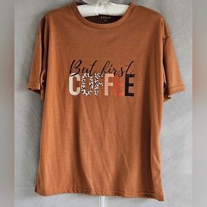 NEW Beautiful T-Shirt Tee for Coffee Lovers M